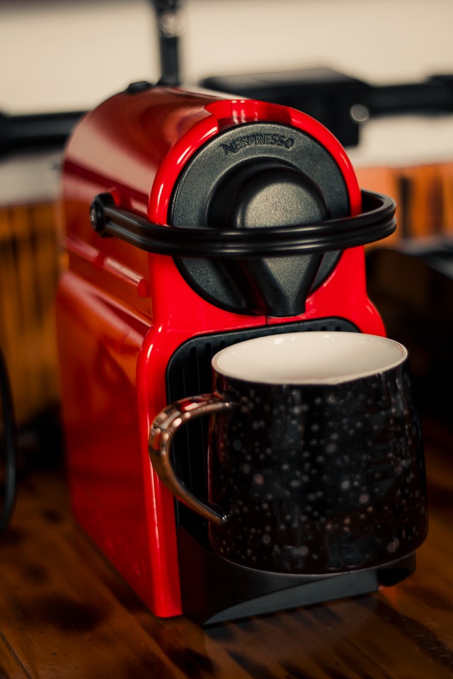 Photo d'une machine à café à capsules